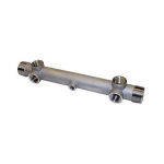 1-1/4" x 1" Stainless Steel Manifold w/ 3/4" x 1/2" Bushing image