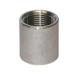 1" Stainless Steel Drop Pipe Coupling, 1-5/8" Length image