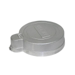 VC Series 5-5/8" Internal Diameter x 6-1/4" Outer Diameter Aluminum Vent Cap w/ 1" Conduit image