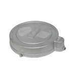 VC Series 8" Internal Diameter x 8-5/8" Outer Diameter Aluminum Vent Cap w/ 1" Conduit image