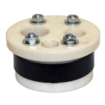 4" x 1" WS Series Plastic Well Seal Solid Top Plate image