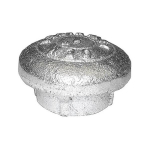 1" Screened Vent, Galvanized Mushroom Style image