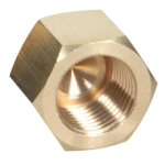 1/4 FPT Brass Cap Pipe Fitting image