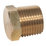 1/8 MPT Brass Hex Head Plug image