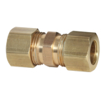 1/4 OD Tube Brass Union image