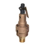 1" ASME Hard Seat Safety Valve 130 PSI 858 SCFM image
