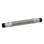 1-1/2 MPT x 12" Metal Hose w/CS Fittings High Temp image