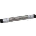 1/2 MPT x 24" Flex Metal Hose w/CS Fittings High Temp image