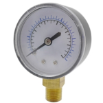 2" Dry Gauge ABS Case 0-160 PSI Lower Mount 1/4 MPT image