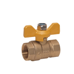 1" FPT Brass Ball Valve w/T-Handle 600 PSI CWP image