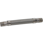 1/2 MPT x 12" Flex Metal Hose w/SS Fittings Extreme Temp image