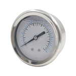 1-1/2 Liquid Filled Gauge 0-200 PSI Back Mount SS Case 1/8 MPT image