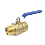1" MPT x FPT Brass Ball Valve 600 PSI CWP image