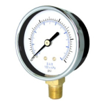 1-1/2 Dry Pressure Gauge 0-100 PSI Lower Mount 1/8 MPT image