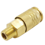Universal Interchange Coupler 1/4 MPT Brass Body 250 PSI image