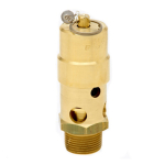 1" ASME Soft Seat Safety Valve 165 PSI 1358 SCFM image