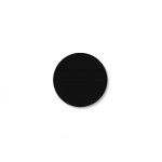 1" Black Solid DOT, Floor Marking - Pack of 200 image