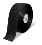 4" Anti-Slip Black Solid Color Floor Tape - Mighty TAC - 100' Roll image