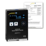 Material Roughness Tester, Ra, Rz, Rq, Rt Measurement Range incl. ISO Calibration Certificate image