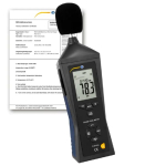 Class II Sound Level Meter with Data-Logging Functionality w/ Calibration Certificate image