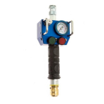 Controller, Hand-Held Single Fitting, 116 psi (8 bar) with Pressure Gauge and Pressure Relief Valves image