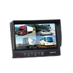 9" LED Digital Quad View Waterproof Color Monitor image