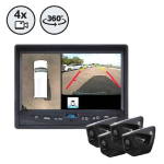 360 with 7" Display (Power Harness) w/RCA Cable (Vehicle 40ft - 66ft) image