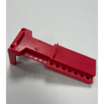 Ball Valve Lockout, Fits Ball Valve Size 1-1/2" to 2-1/2" Red image