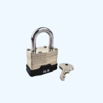 2" Laminated Steel Padlock, Keyed Alike image