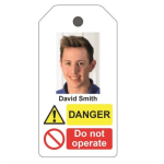 Personalised ID Tag - Single Tag With Photo Both Sides image