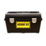 Large Plastic Lockout Kit Box image