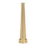 1-1/2 in NPSH x 10 in Size Satin Brass Hose Pipes Nozzle image