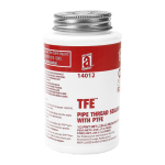 1 Liquid Pint (liq pt) Size Plastic-Plain Top Container TFE Pipe Thread Sealant with PTFE image