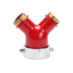 1-1/2 in NST x 1-1/2 in NST x 1-1/2 in NST Connection Brass Plain Wye image