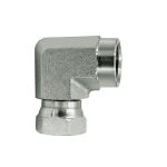 1-1/2 in NPTF Thread Size and 1-1/2 in NPSM Thread Size Carbon Steel 90 Degree Female x Female Swivel Pipe Elbow image
