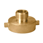 1-1/2" F NST x 3/4" M GHT Brass Adapters - Pin Lug image