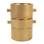 2-1/2 x 3 in Size Brass Double Jacket Pin Lug image