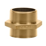 1-1/2 in MNST x 1-1/2 in MNPT Brass Double Male Hex Nipple image