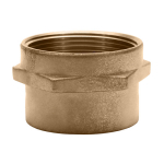 1-1/2 in FNST x 1-1/2 in FNPT Brass Female x Female Hex Adapter Brass Fitting image