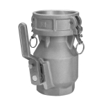 3 in Size 316 Stainless Steel Viton Coupler x Female NPT Dry Disconnect Coupling image