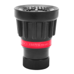 15, 30, and 45 Gallons Per Minute (gpm) Lightweight Alloy Adustable Flow Baffle Monitor Nozzle image