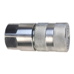 4.60 in Overall Length Carbon Steel Flat Face Quick Connect Hydraulic Socket image