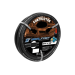 1 in Inner Diameter and 50 Feet (ft) Length Black Premium Hybrid Polymer Rubber Garden Water Hose image