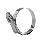1-3/4" x 2-5/8" in Size Stainless Steel Constant Torque Hose Clamp with Liner image