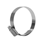 2-1/4" x 3-1/8" in Size Stainless Steel Hi-Torque Hose Clamp with Liner image