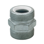 1 in Size Plated Iron Ground Joint Double Spud image