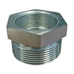 3 in Size Plated Iron Ground Joint Female Spud image