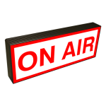 SBLF718W-A077R/120-277VAC "ON AIR" Indoor LED Backlit Sign image