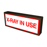 SBLF718W-270R/120-277VAC "X-RAY IN USE" Indoor LED Backlit Sign image