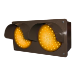 TCILH-AA/120-277VAC LED Traffic Controller - Horizontal, Amber-Amber image